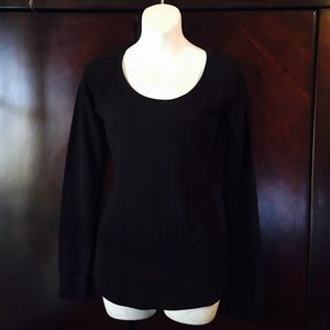 Victoria's Secret PINK black thermal top